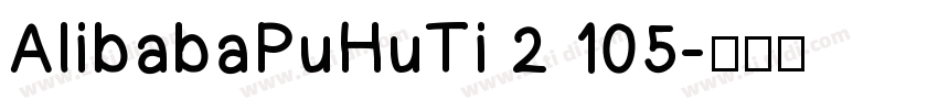 AlibabaPuHuTi 2 105字体转换